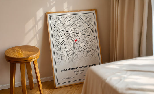 personalizovaný plagát pre pár od POSTERIO