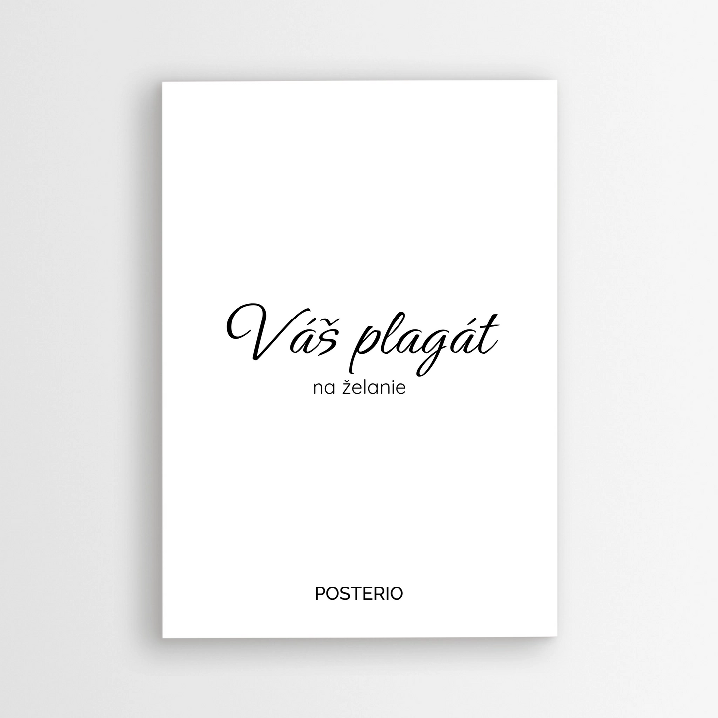 Moderný plagát na želanie – personalizovaný dizajn podľa teba