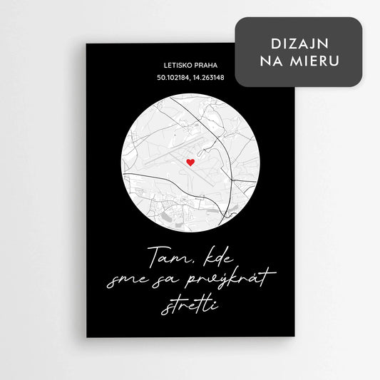 Mapa prvého stretnutia – označte svoje miesto srdiečkom