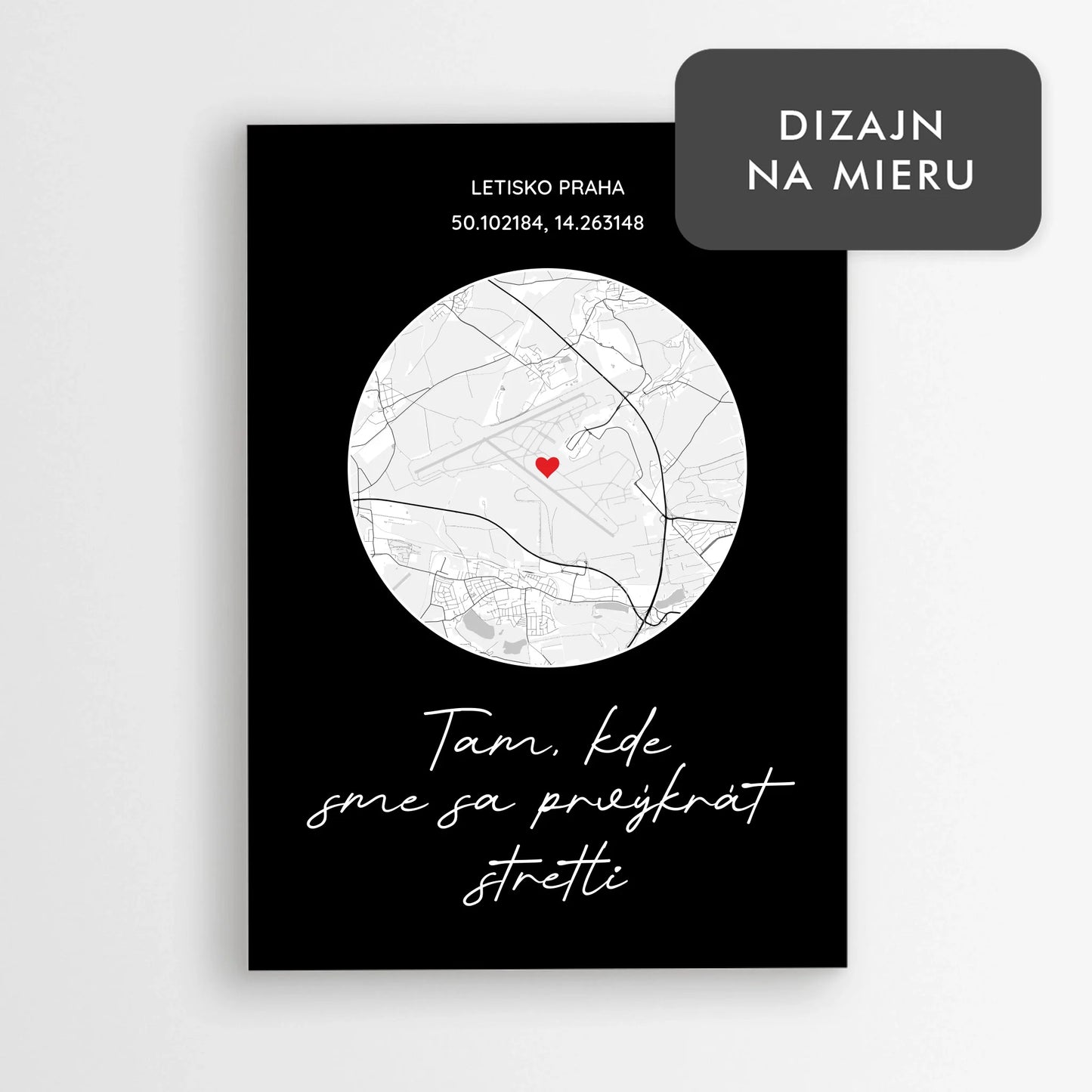 Tam, kde sme sa prvýkrát stretli - personalizovaný darček