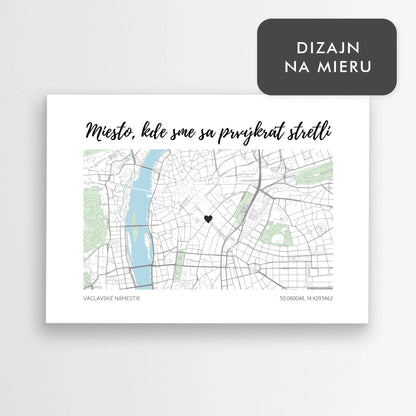 Mapa nášho prvého stretnutia - prispôsob si text!